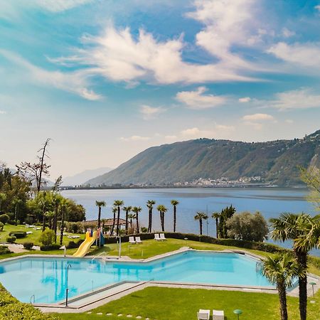 Luganersee, Pool, Strand, Parkplatz, Suite 204 Биссоне Экстерьер фото