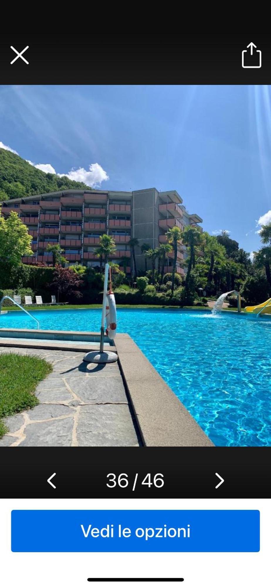 Luganersee, Pool, Strand, Parkplatz, Suite 204 Биссоне Экстерьер фото